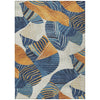 Piper Looms Chantille Floral ACN2220 Navy Machine Washable Area Rug main image