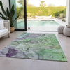 Piper Looms Chantille Watercolors ACN500 Green Area Rug