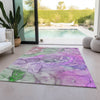 Piper Looms Chantille Watercolors ACN500 Purple Area Rug