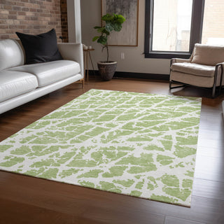 Piper Looms Chantille Organic ACN501 Aloe Area Rug