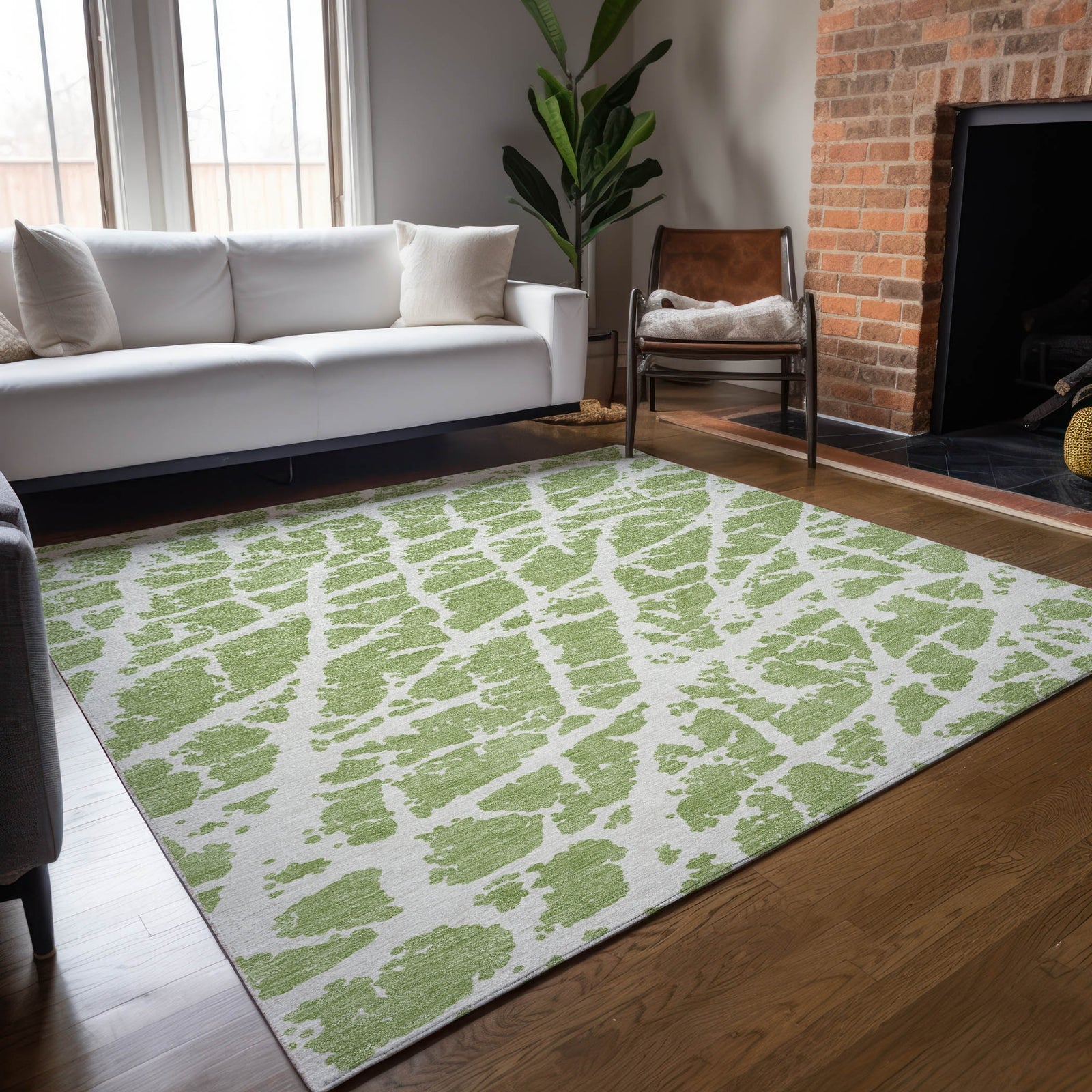 Piper Looms Chantille Organic ACN501 Aloe Area Rug – Incredible Rugs ...