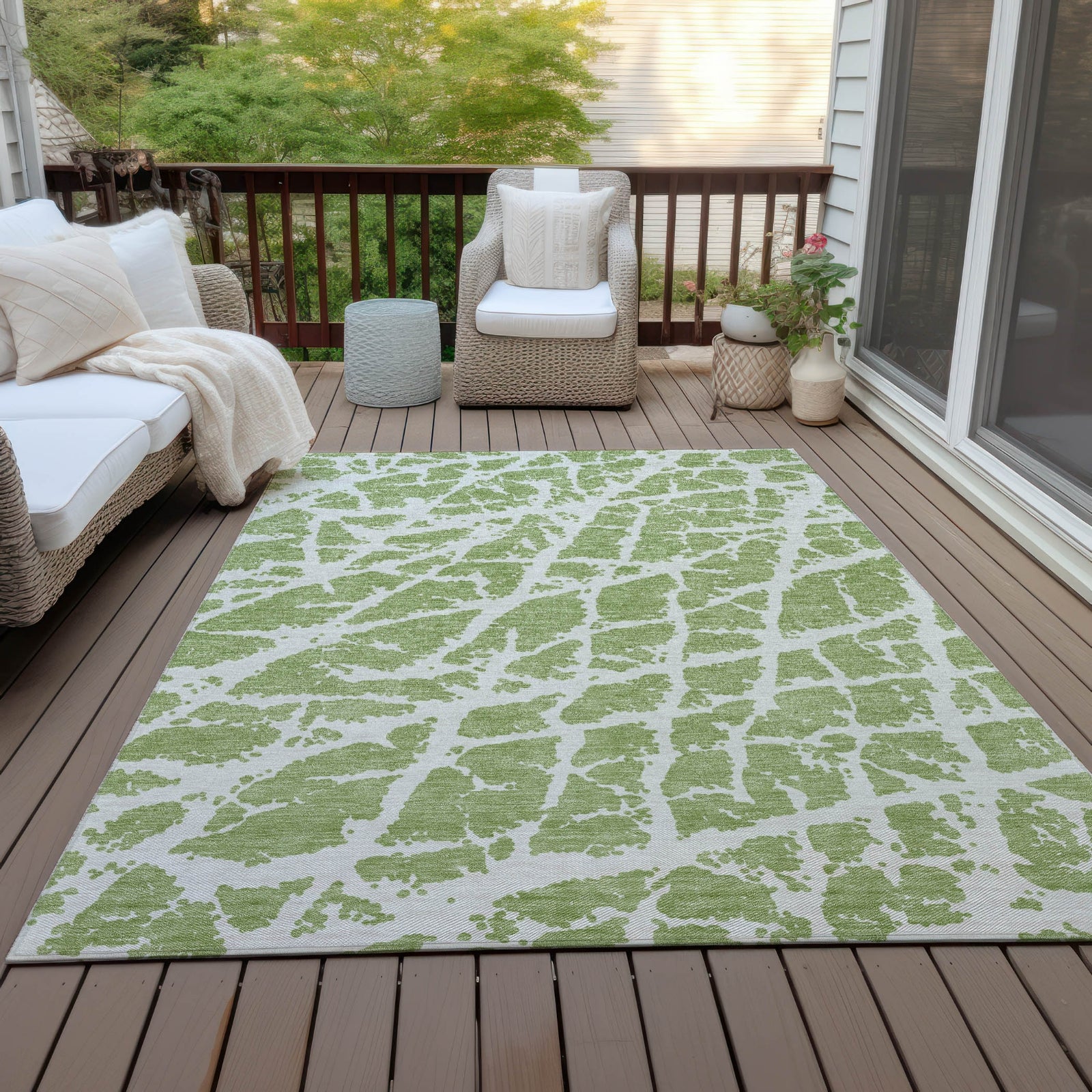 Piper Looms Chantille Organic ACN501 Aloe Area Rug – Incredible Rugs ...
