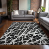 Piper Looms Chantille Organic ACN501 Black Area Rug