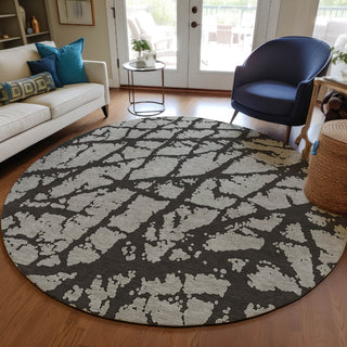 Piper Looms Chantille Organic ACN501 Black Area Rug