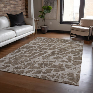 Piper Looms Chantille Organic ACN501 Brown Area Rug