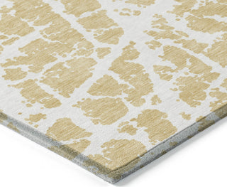 Piper Looms Chantille Organic ACN501 Gold Area Rug