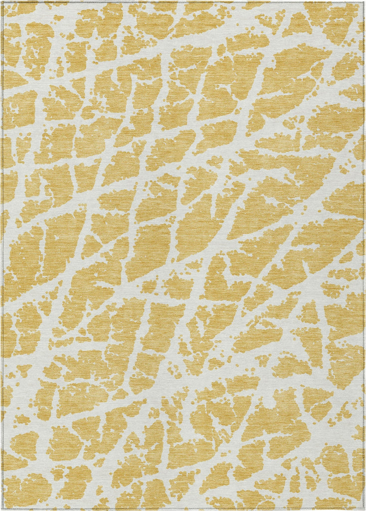 Piper Looms Chantille Organic ACN501 Gold Area Rug