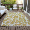 Piper Looms Chantille Organic ACN501 Gold Area Rug