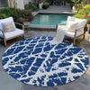 Piper Looms Chantille Organic ACN501 Navy Area Rug