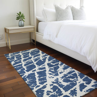 Piper Looms Chantille Organic ACN501 Navy Area Rug