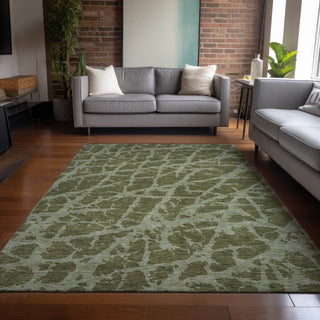 Piper Looms Chantille Organic ACN501 Olive Area Rug