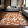 Piper Looms Chantille Organic ACN501 Orange Area Rug