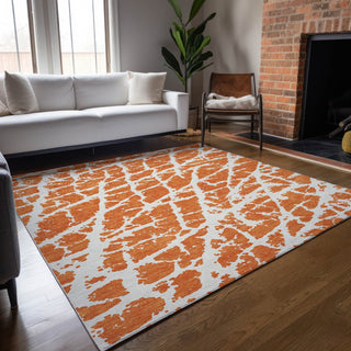 Piper Looms Chantille Organic ACN501 Orange Area Rug