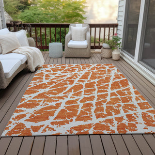 Piper Looms Chantille Organic ACN501 Orange Area Rug