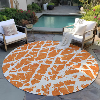 Piper Looms Chantille Organic ACN501 Orange Area Rug