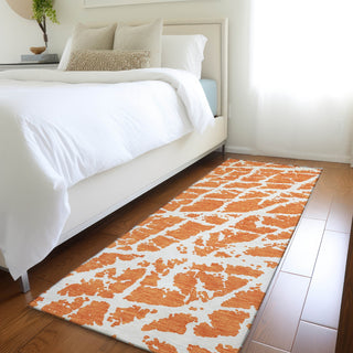 Piper Looms Chantille Organic ACN501 Orange Area Rug