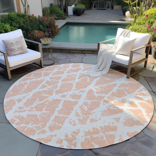 Piper Looms Chantille Organic ACN501 Peach Area Rug