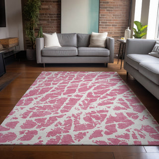 Piper Looms Chantille Organic ACN501 Pink Area Rug