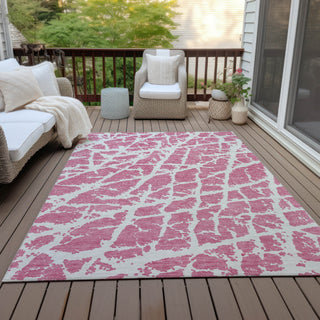 Piper Looms Chantille Organic ACN501 Pink Area Rug