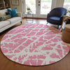 Piper Looms Chantille Organic ACN501 Pink Area Rug