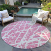 Piper Looms Chantille Organic ACN501 Pink Area Rug