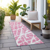 Piper Looms Chantille Organic ACN501 Pink Area Rug