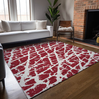 Piper Looms Chantille Organic ACN501 Red Area Rug