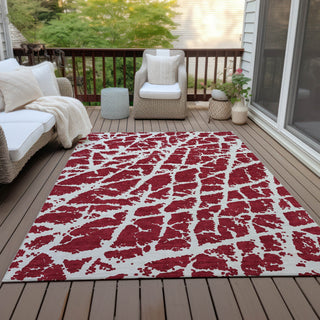 Piper Looms Chantille Organic ACN501 Red Area Rug