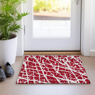 Piper Looms Chantille Organic ACN501 Red Area Rug