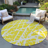 Piper Looms Chantille Organic ACN501 Yellow Area Rug