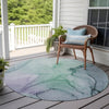 Piper Looms Chantille Watercolors ACN502 Blue Area Rug