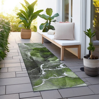 Piper Looms Chantille Watercolors ACN503 Green Area Rug