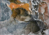 Piper Looms Chantille Watercolors ACN503 Orange Area Rug