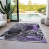 Piper Looms Chantille Watercolors ACN503 Purple Area Rug