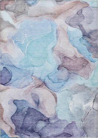 Piper Looms Chantille Watercolors ACN504 Navy Area Rug