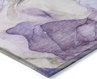 Piper Looms Chantille Watercolors ACN504 Purple Area Rug