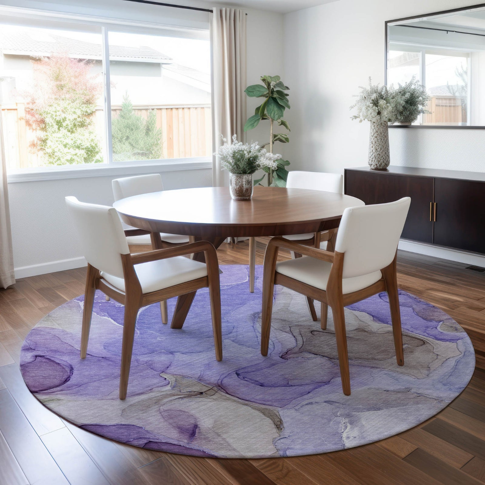 Piper Looms Chantille Watercolors ACN504 Purple Area Rug – Incredible ...