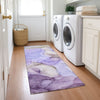 Piper Looms Chantille Watercolors ACN504 Purple Area Rug