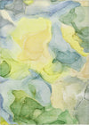 Piper Looms Chantille Watercolors ACN504 Yellow Area Rug