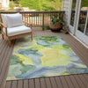 Piper Looms Chantille Watercolors ACN504 Yellow Area Rug