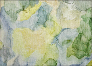 Piper Looms Chantille Watercolors ACN504 Yellow Area Rug