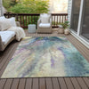Piper Looms Chantille Watercolors ACN505 Blue Area Rug
