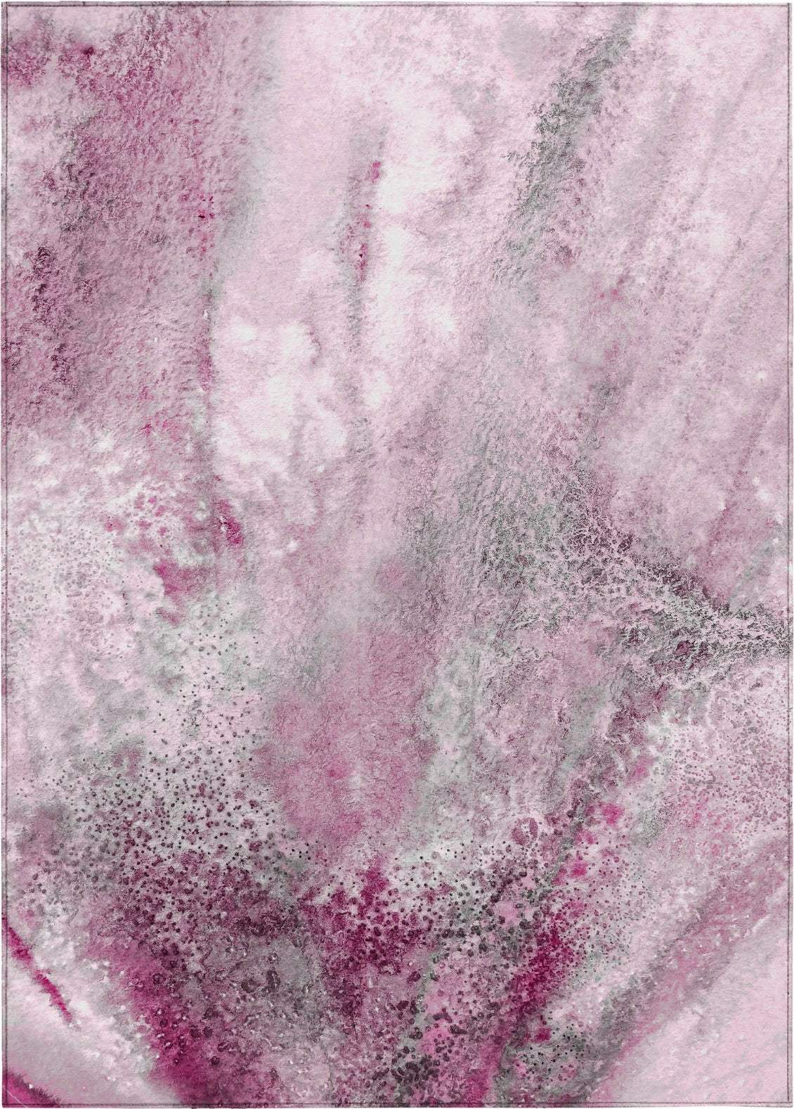 Piper Looms Chantille Watercolors ACN505 Pink Area Rug