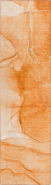 Piper Looms Chantille Watercolors ACN507 Orange Area Rug