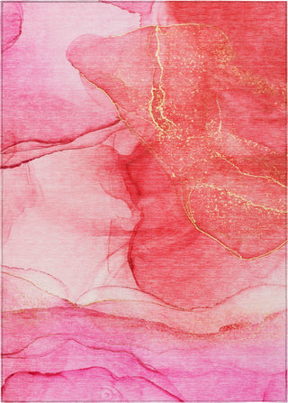 Piper Looms Chantille Watercolors ACN507 Pink Area Rug