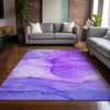 Piper Looms Chantille Watercolors ACN507 Purple Area Rug