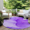 Piper Looms Chantille Watercolors ACN507 Purple Area Rug