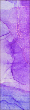 Piper Looms Chantille Watercolors ACN507 Purple Area Rug