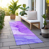 Piper Looms Chantille Watercolors ACN507 Purple Area Rug