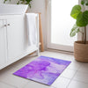 Piper Looms Chantille Watercolors ACN507 Purple Area Rug